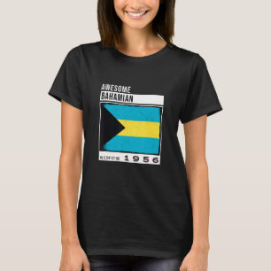 Phantastisches Bahamian Seit 1956 Bahamian 66. Bir T-Shirt