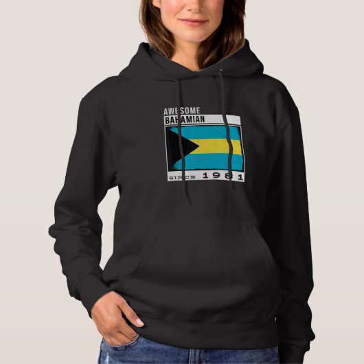 Phantastisches Bahamian Seit 1981 Bahamian 41. Bir Hoodie (Vorderseite)