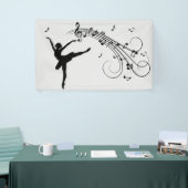 Phantastisches Ballerina-Tanzen mit Musik Banner (Messeveranstaltung)