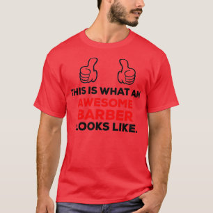 Phantastisches Barber-witziges Design T-Shirt
