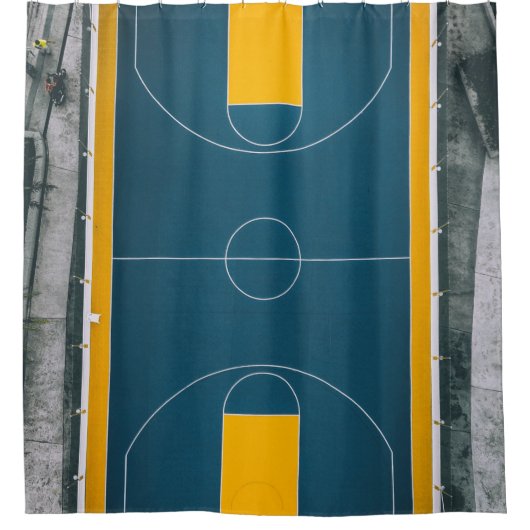 Phantastisches Basketballdesign Duschvorhang (Vorderseite)