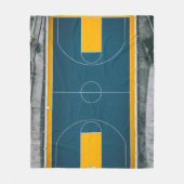 Phantastisches Basketballdesign Fleecedecke (Vorderseite)
