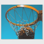 Phantastisches Basketballdesign Geschenkpapier (Flach)