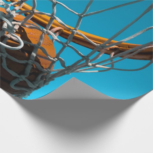 Phantastisches Basketballdesign Geschenkpapier (Ecke)