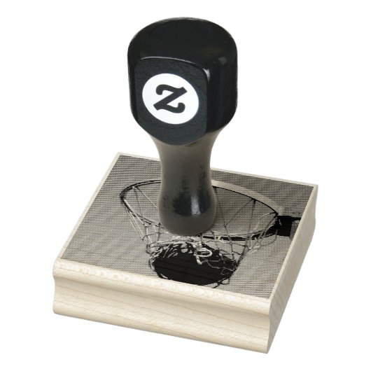 Phantastisches Basketballdesign Gummistempel (Stempel)