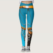 Phantastisches Basketballdesign Leggings (Vorderseite)