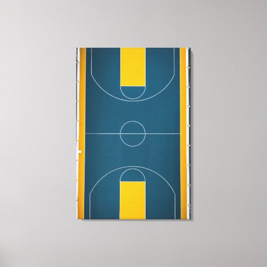 Phantastisches Basketballdesign Leinwanddruck (Vorderseite)