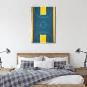 Phantastisches Basketballdesign Leinwanddruck (Insitu (Schlafzimmer))