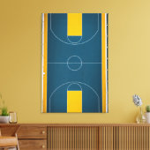 Phantastisches Basketballdesign Leinwanddruck (Insitu (Wohnzimmer))