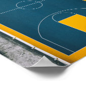 Phantastisches Basketballdesign Poster (Ecke)