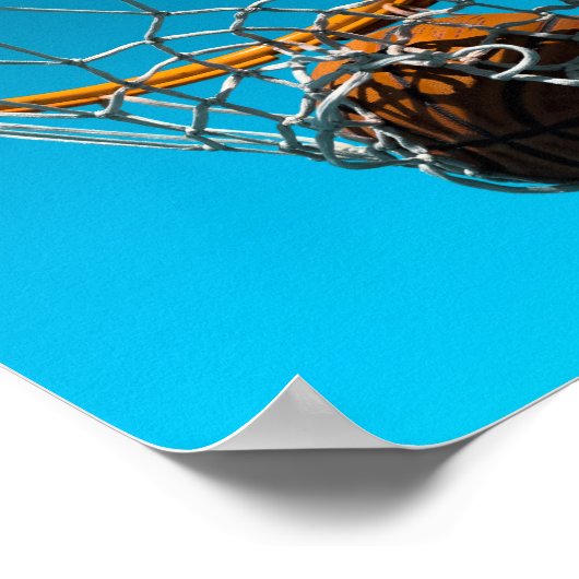 Phantastisches Basketballdesign Poster (Ecke)