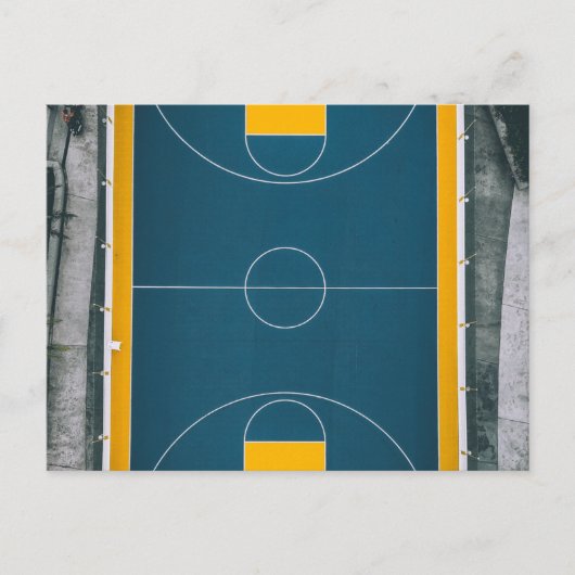 Phantastisches Basketballdesign Postkarte (Vorderseite)