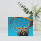 Phantastisches Basketballdesign Postkarte (Stehend Vorderseite)