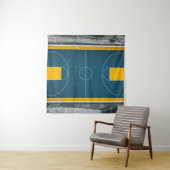 Phantastisches Basketballdesign Wandteppich (Beispiel (Horizontal))