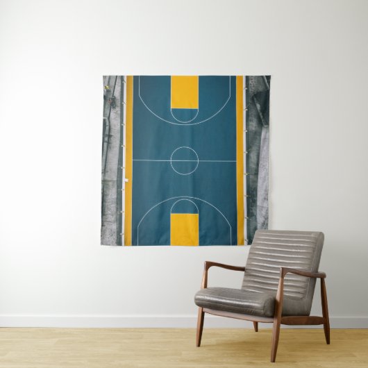 Phantastisches Basketballdesign Wandteppich (Beispiel)