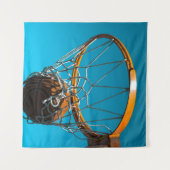 Phantastisches Basketballdesign Wandteppich (Vorderseite (Horizontal))