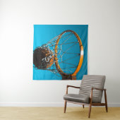 Phantastisches Basketballdesign Wandteppich (Beispiel (Horizontal))