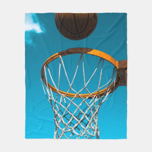 Phantastisches Basketballgeschenk Fleecedecke (Vorderseite)