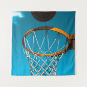 Phantastisches Basketballgeschenk Wandteppich (Vorderseite)