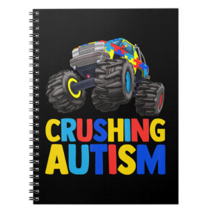 Phantastisches Bewusstsein Monster Truck Zerkleine Notizblock