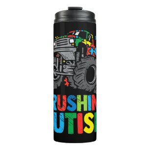 Phantastisches Bewusstsein Monster Truck Zerkleine Thermosbecher