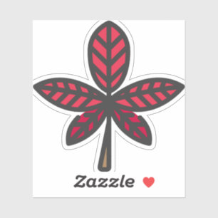 phantastisches Blatt Aufkleber