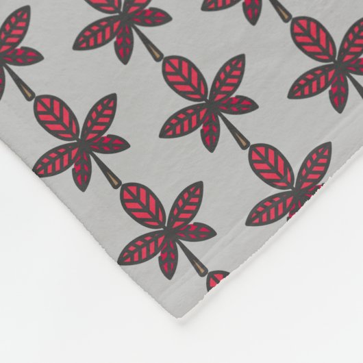 phantastisches Blatt Fleecedecke (Ecke)