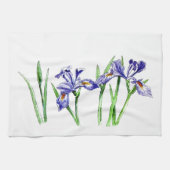 Phantastisches Blue Iris Design Foto Küchentuch (Horizontal)