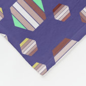 Phantastisches Blumenmuster Fleecedecke (Ecke)