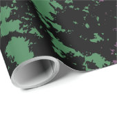 Phantastisches Blumenmuster Geschenkpapier (Rolleneckpunkt)