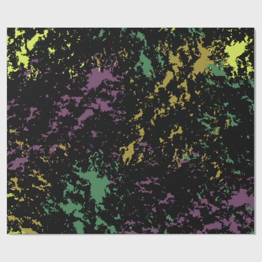 Phantastisches Blumenmuster Geschenkpapier (Flach)