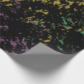 Phantastisches Blumenmuster Geschenkpapier (Ecke)