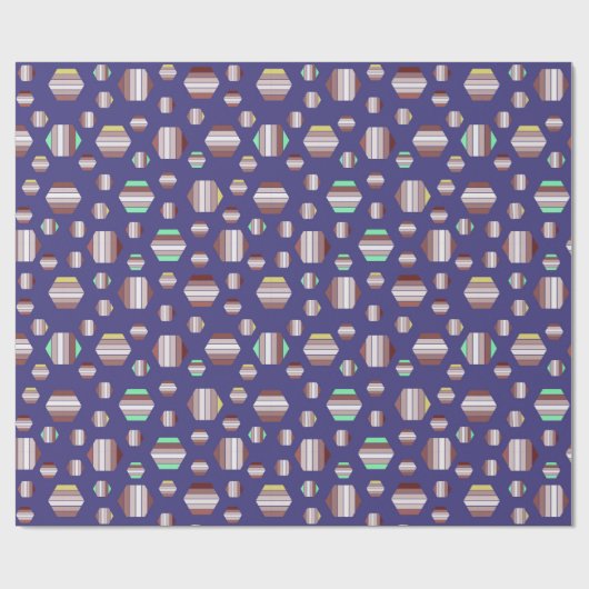 Phantastisches Blumenmuster Geschenkpapier (Flach)