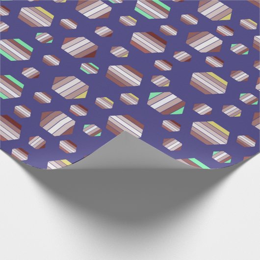 Phantastisches Blumenmuster Geschenkpapier (Ecke)