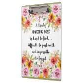 Phantastisches Boss Zitat Große Bonusgeschenke Klemmbrett (Links)