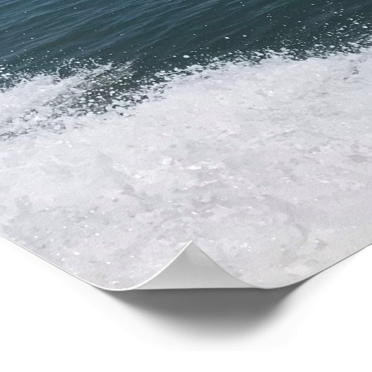 Phantastisches Clouds-Foto Poster (Ecke)