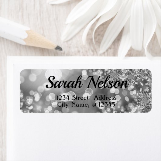 Phantastisches, Cooles, Funkelnd Silberetikett (Insitu)