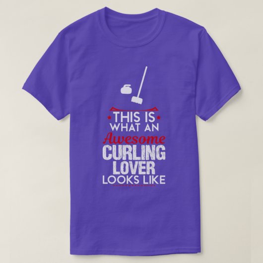 Phantastisches Curling Lover Funny Design für Gesc T-Shirt (Design vorne)