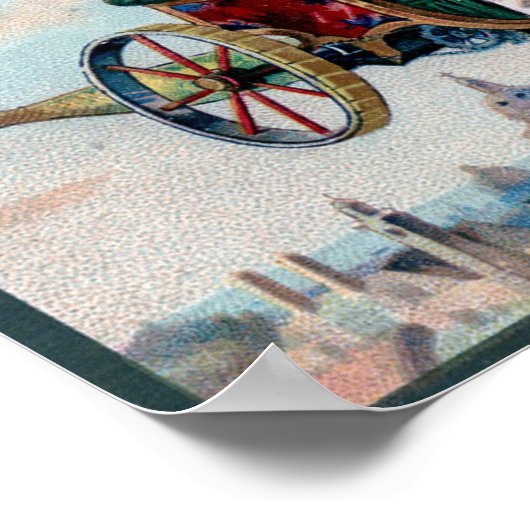 Phantastisches Dampfflugzeug Poster (Ecke)