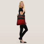 Phantastisches Demon-Boy-Logo und Pentagramm Tote- Tasche (Am Model)