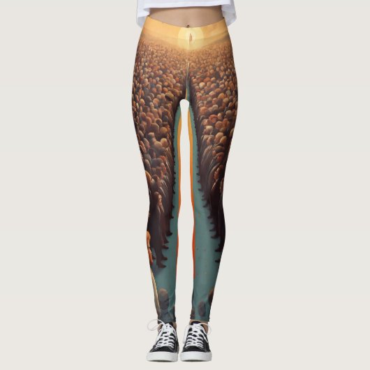 Phantastisches Design Leggings (Vorderseite)