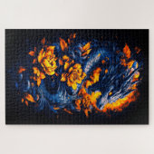 Phantastisches Drachenpuzzle Puzzle (Horizontal)