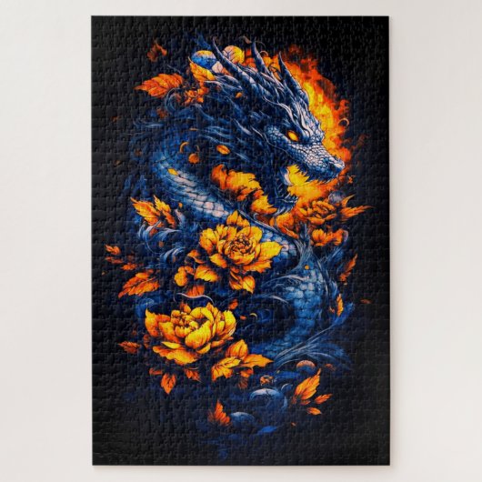 Phantastisches Drachenpuzzle Puzzle (Vertikal)