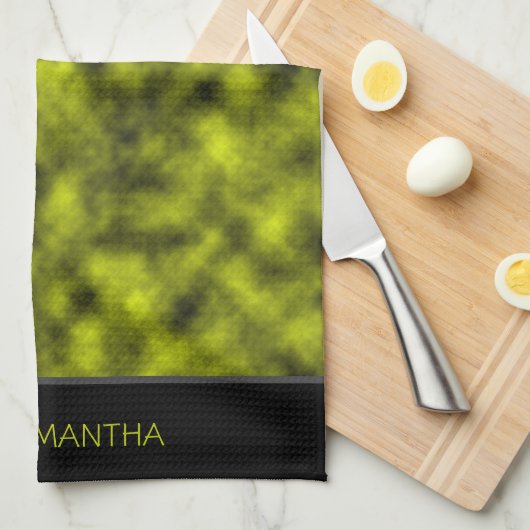 Phantastisches Dschungelleben Geschirrtuch (Viertel Falte)