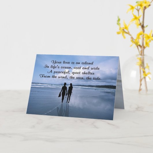 Phantastisches Ehemann & Ehefrau Genießen Sie eine Karte (Gelbe Blume)