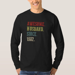 Phantastisches Ehemann seit 1982 40 Hochzeitstag T-Shirt