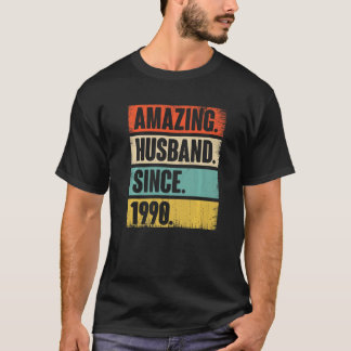 Phantastisches Ehemann seit 1990 32 Hochzeitstag T-Shirt