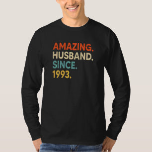 Phantastisches Ehemann seit 1993 29 Hochzeitstag T-Shirt