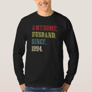 Phantastisches Ehemann seit 1994 28 Hochzeitstag T-Shirt