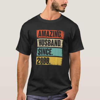 Phantastisches Ehemann seit 2000 22 Hochzeitstag T-Shirt